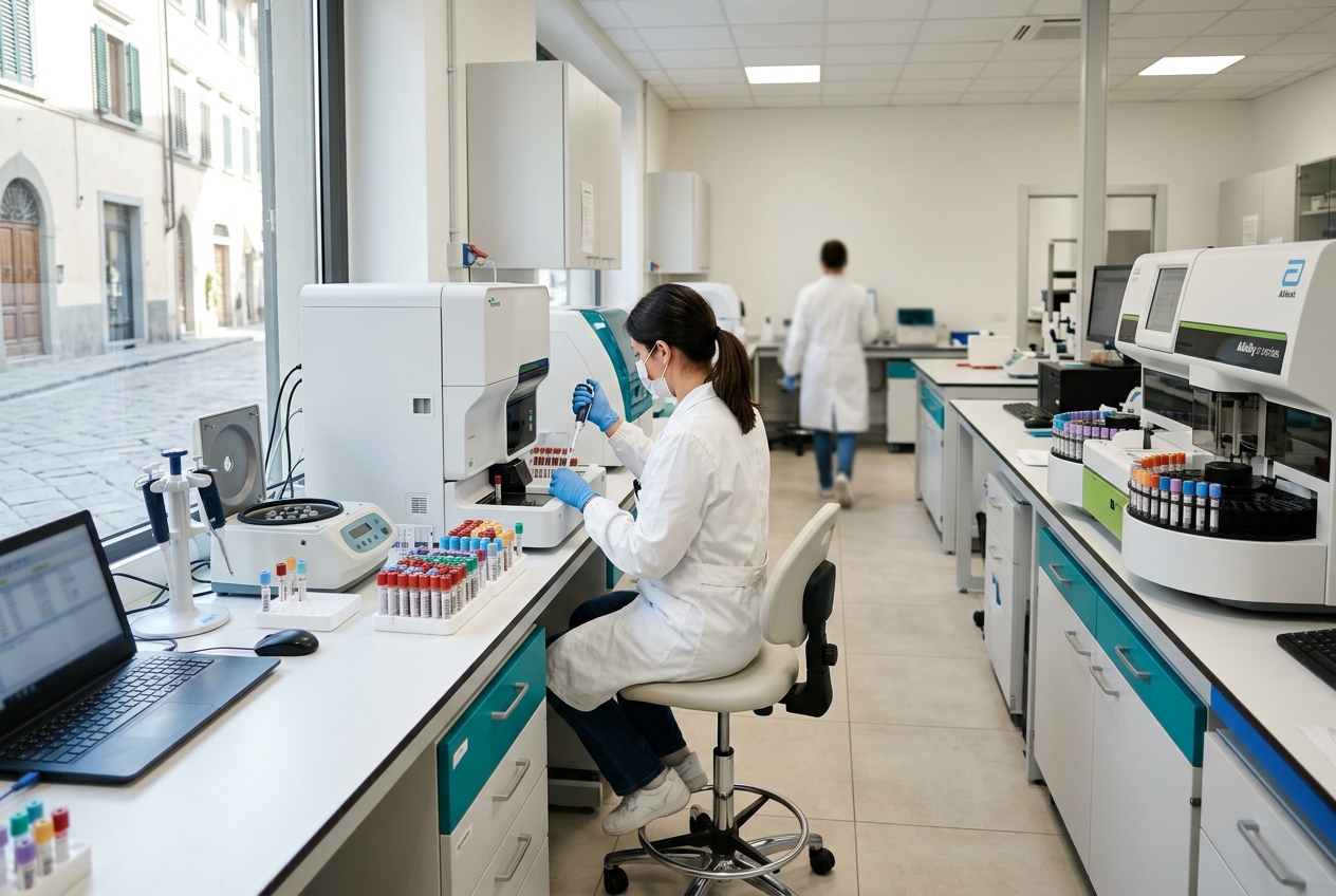 Laboratorio di analisi del Centro Analisi Biogenesi